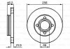 Диск тормозной (передний) Audi 80/90/100 76-91 (257x21.6) BOSCH 0986478018 (фото 1)