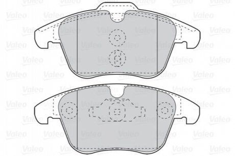 Колодки тормозные (передние) Citroen C5 08-/Peugeot 407 04-/508 10-18 Valeo 302124