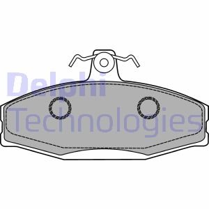 Колодки тормозные (передние) VW Caddy 96-00/Skoda Felicia 94-01/Favorit 90-97 Delphi LP1429