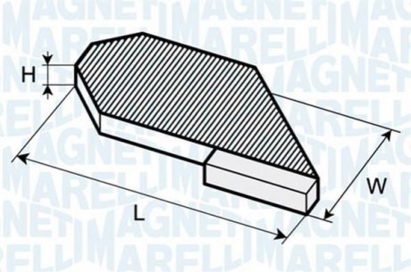 Фильтр салона Renault Scenic II MAGNETI MARELLI 350203062680