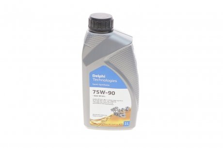 1L (Made in France!) Gear Oil 5 75W-90 масло трансмісійне GL-5 Delphi 25067150