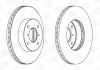 SUZUKI диск гальмівний передній Liana 02-, Baleno 1.8/1.9TD CHAMPION 562179CH (фото 1)