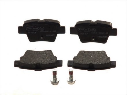 Колодки тормозные (задние) Citroen C4 04-11/Peugeot 207 06-13/307 00-12 Delphi LP1926