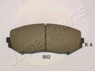 Колодки тормозные (передние) Suzuki Grand Vitara 98- JAPANPARTS PA-802AF