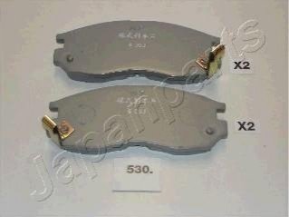 Колодки тормозные (передние) Mitsubishi Colt 90-96/Galant/Lancer 88-04/Space Wagon 91-98 JAPANPARTS PA-530AF