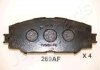 Колодки тормозные (передние) Toyota Corolla 01-18/Auris 07-12/Rav4 III 05-/Yaris/Prius+ 12- JAPANPARTS PA-269AF (фото 1)