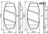 Колодки тормозные (передние) Hyundai i30 07-12/Kia Cee'd 06-/Carens 02-/Cerato 09-/Soul 14- BOSCH 0986494995 (фото 1)