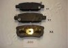 Колодки тормозные (задние) Mitsubishi Outlander/Lancer 03-/Jeep Compass/Patriot/Dodge Avenger 06- JAPANPARTS PP-508AF (фото 1)