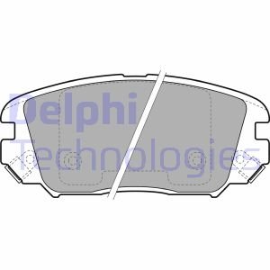 Колодки тормозные (передние) Hyundai Sonata/Elantra 01-11/ix20 10-/Tucson/Kia Sportage/Carens 04- Delphi LP1974
