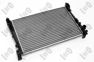 Радіатор охолодження двигуна Fiat Doblo 1.3D/1.4 10- (388x620x16) DEPO 016-017-0067 (фото 1)
