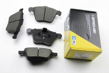 Колодки тормозные (передние) Volvo S60 00-10/V70 01-08/S80 01-06/XC90 02-14 BREMSI BP3062