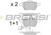 Колодки тормозные (передние) Audi A4/A6/VW Passat 96-05 BREMSI BP2816 (фото 1)