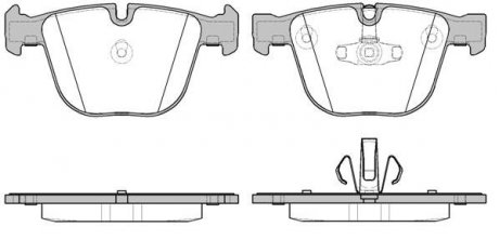 Колодки тормозные (задние) BMW 5 (F07)/7 (F01-F04) 08-15 N54/N55/N57/N63/N74 REMSA 0892.20