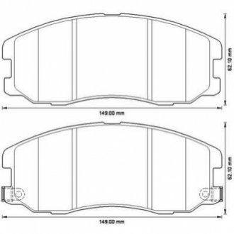 Колодки тормозные (передние) Chevrolet Captiva/Opel Antara A 06- Jurid 572570J