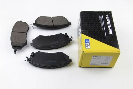 Колодки тормозные (передние) Subaru Forester/Legacy/Impreza 03- BREMSI BP3211 (фото 1)