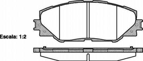 Колодки тормозные (передние) Toyota Auris 10-18/Prius 08-/Rav4 III/IV 06- WOKING P13343.00