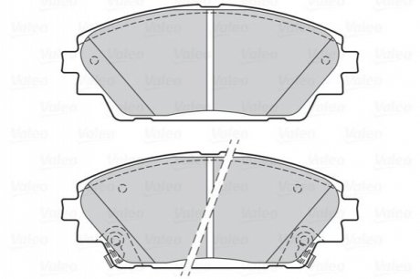 Колодки тормозные (передние) Mazda 3 13-/CX-3 15- Valeo 302285