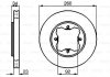 Диск гальмівний передній HONDA Accord ROVER 600 (260*23) BOSCH 0986478568 (фото 1)