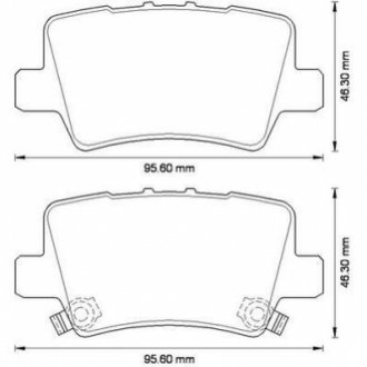 Колодки тормозные (задние) Honda Civic 1.4-2.2 05- Jurid 572580J (фото 1)