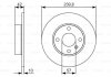 Диск гальмівний (задній) Opel Astra G/H 98-/Meriva A 03- (239.8x10) BOSCH 0986479S52 (фото 1)