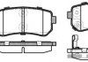 Гальмівні колодки задн. Accent/Ceed/Cerato/Creta/i20 (05-21) WOKING P13093.02 (фото 1)