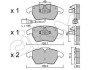 Колодки тормозные (передние) VW Caddy 03- CIFAM 822-548-0 (фото 1)