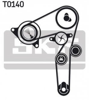 Комплект ГРМ Fiat Doblo 1.9D/JTD 01- SKF VKMA 02176