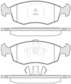 Гальмівні колодки передн. FIAT STRADA пікап 1.3 D 10- REMSA 0172.35