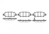 Гальмівні колодки зад. Qashqai/X-Trail 07- (38x105,5x14,3) WOKING P9763.01 (фото 1)