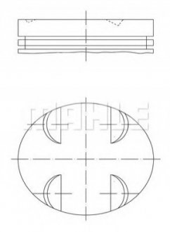 Поршень MAHLE / KNECHT 0052401 (фото 1)