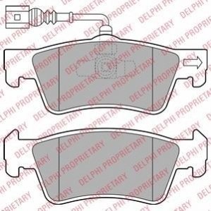 Колодки тормозные (задние) VW T5 03-15 Delphi LP2087