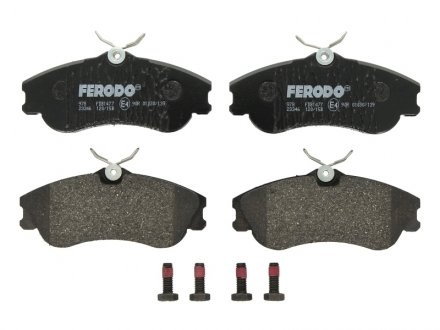 Колодки тормозные (передние) Citroen Berlingo/Peugeot Partner 96- FERODO FDB1477 (фото 1)