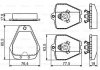 VW гальмівні колодки передні Audi A8 2.5TDI/3.7 -02 BOSCH 0986494215 (фото 1)