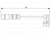 Датчик зносу гальмівних колодок (передніх) MB C-class (W202)/E-class (W210) 97-02 M113 BOSCH 1987473008 (фото 1)