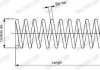 Пружина (передняя) Fiat Sedici 1.6 16V 06-14 (SUV)/Suzuki SX4 1.6VVT 4х4 06- (накл.зад.ч.) MONROE SP3856 (фото 1)