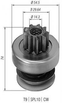 Бендикс OPEL Record 1,8-2,0 86-/2,0-2,3D MAGNETI MARELLI AMB0086