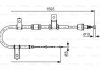 HYUNDAI трос ручн.гальма лів.Getz 02- (диск (з ABS) BOSCH 1987482224 (фото 1)