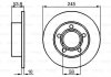 Диск тормозной (задний) Audi A6 97-05 (245x10) BOSCH 0986478461 (фото 1)