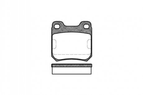 Гальмівні колодки зад. Opel Vectra B/Omega B 94-03 (ATE) WOKING P3393.00