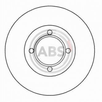 Диск тормозной (передний) Opel Astra F/Corsa 92-02/Combo 94-01/Daewoo Lanos 97- (236x19.9) A.B.S. 15750