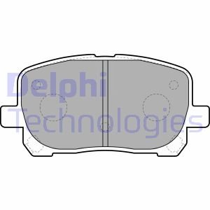 Колодки тормозные (передние) Toyota Avensis Verso 2.0/2.0D 01-09 Delphi LP1711