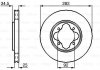 Диск гальмівний HONDA Accord \'\'F \'\'2,0-2,2 \'\'93-98 BOSCH 0986478634 (фото 1)