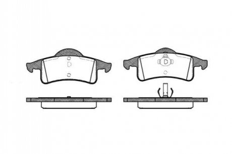 Колодки тормозные (задние) Jeep Grand Cherokee II 99-05 WOKING P6583.00