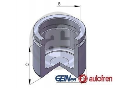 Поршень супорта перед SIERRA/SCORPIO (60х51,25мм) 85-94 AUTOFREN D025312