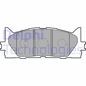 Колодки тормозные (передние) Toyota Camry 06-/Lexus ES 06-18 Delphi LP2169