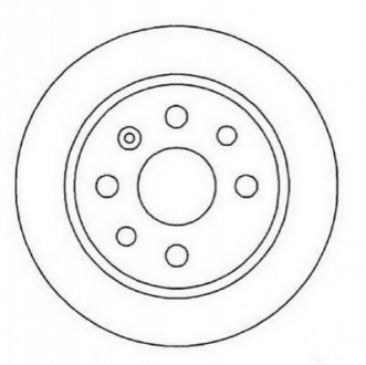 OPEL диск гальмівний задній Vectra B 95- 270 10 8 Jurid 561961JC