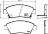 Колодки тормозные (передние) Honda Civic V/VI 91-01/VIII 10-12/Jazz 02- HELLA 8DB355016-521 (фото 2)