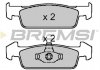 Гальмівні колодки перед. Logan II/Sandero II 12- (ATE) BREMSI BP3647 (фото 1)