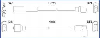 Провода зажигания Daewoo Matiz 0.8 98- (к-кт) HITACHI 134227