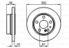 Диск тормозной (задний) MB S-class (W140/C140) 91-99 (300x22) BOSCH 0986478566 (фото 1)